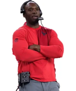 DeMeco Ryans Texans Sideline Long-Sleeve T-Shirt