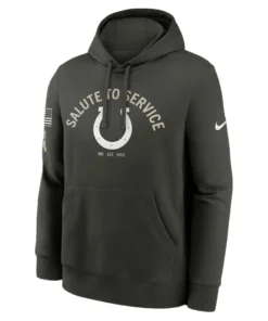 Indianapolis Colts Salute To Service Club Fleece Hoodie For Woman