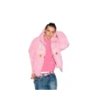 Timothée Chalamet Marty Supreme Pink Jacket For Woman
