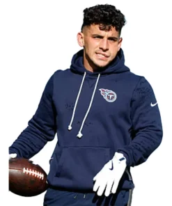 Xavier Restrepo Tennessee Titans Sideline Hoodie