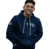 Xavier Restrepo Tennessee Titans Sideline Hoodie For Man