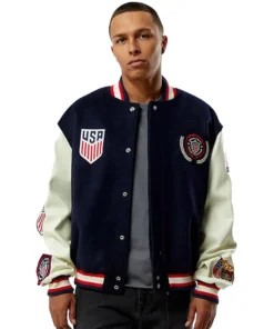 Pacsun U.S. Soccer x Jeff Hamilton Varsity Jacket