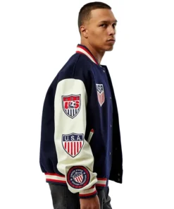 Pacsun U.S. Soccer x Jeff Hamilton Varsity Jacket 2025